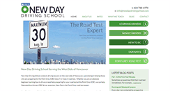 Desktop Screenshot of newdaydrivingschool.com