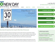 Tablet Screenshot of newdaydrivingschool.com